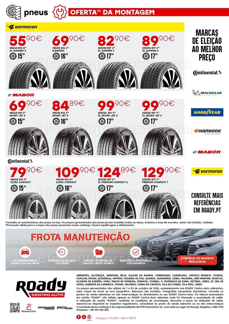Antevisão Folheto ROADY Promoções até 25 outubro